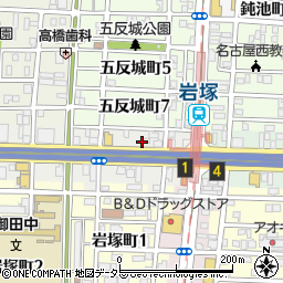 愛知県名古屋市中村区岩塚本通1丁目6周辺の地図
