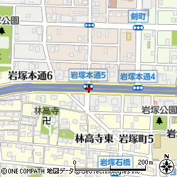 岩塚本通５周辺の地図