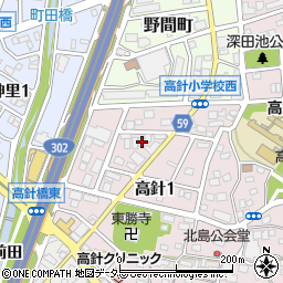 愛知県名古屋市名東区高針1丁目703周辺の地図