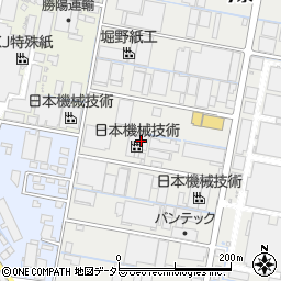 日本機械技術株式会社　富士第二工場事務所周辺の地図