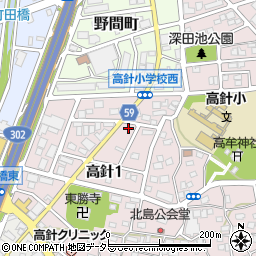 愛知県名古屋市名東区高針1丁目601周辺の地図