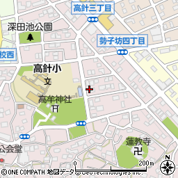 愛知県名古屋市名東区高針4丁目317周辺の地図