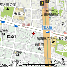 グラン・アベニュー西大須周辺の地図
