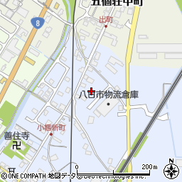 滋賀県東近江市五個荘小幡町538周辺の地図