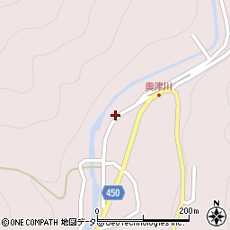 岡山県津山市奥津川511周辺の地図