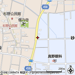 美容室川井田周辺の地図