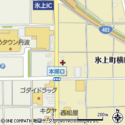 兵庫県丹波市氷上町横田136周辺の地図