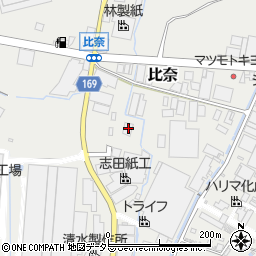 静岡県富士市比奈281周辺の地図