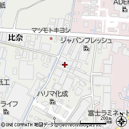 静岡県富士市比奈334周辺の地図