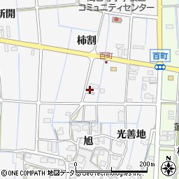 愛知県津島市百町柿割62周辺の地図