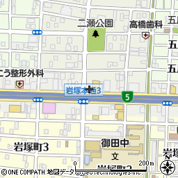 美濃路岩塚店周辺の地図