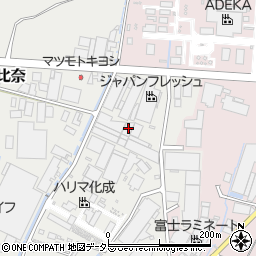 静岡県富士市比奈346周辺の地図