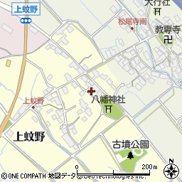 滋賀県愛知郡愛荘町上蚊野467周辺の地図