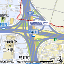 島井町周辺の地図