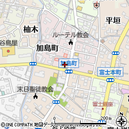 ガスト富士加島店周辺の地図