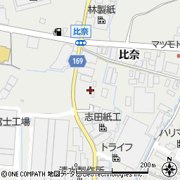 静岡県富士市比奈619周辺の地図