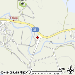 滋賀県大津市伊香立下龍華町105周辺の地図