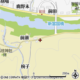 愛知県豊田市国附町前瀬112周辺の地図