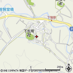 滋賀県大津市伊香立下龍華町353周辺の地図