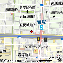 愛知県名古屋市中村区岩塚本通1丁目31周辺の地図