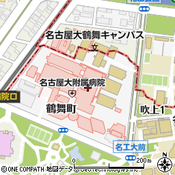 スギ薬局　名古屋大学病院店周辺の地図