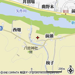 愛知県豊田市国附町前瀬95周辺の地図
