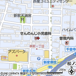 〒454-0972 愛知県名古屋市中川区新家の地図