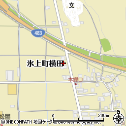 兵庫県丹波市氷上町横田164周辺の地図
