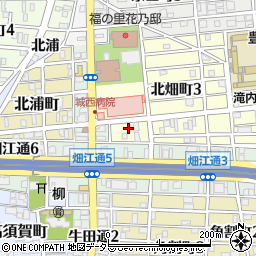 愛知県名古屋市中村区北畑町4丁目18周辺の地図