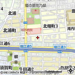 愛知県名古屋市中村区北畑町4丁目17周辺の地図