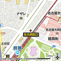 Ｄパーキング鶴舞駅前第１【バイク専用】周辺の地図