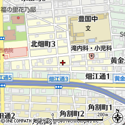 愛知県名古屋市中村区北畑町2丁目39周辺の地図