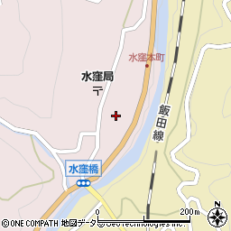 静岡県浜松市天竜区水窪町奥領家2554-2周辺の地図