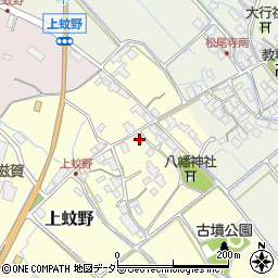滋賀県愛知郡愛荘町上蚊野457周辺の地図