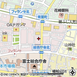 日本生命保険沼津支店富士営業所周辺の地図
