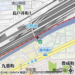 愛知県名古屋市中川区百船町27周辺の地図