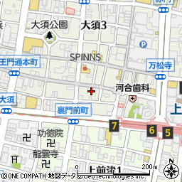 紅屋衣料株式会社周辺の地図
