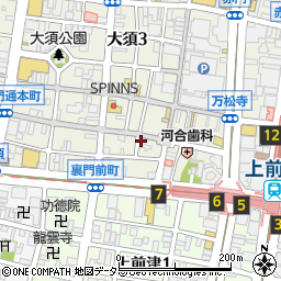 三鈴屋周辺の地図