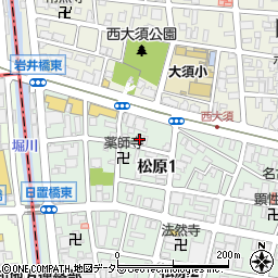 桜井花き倉庫周辺の地図