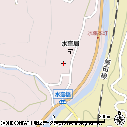 静岡県浜松市天竜区水窪町奥領家2481周辺の地図