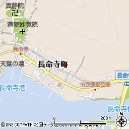 滋賀県近江八幡市長命寺町周辺の地図