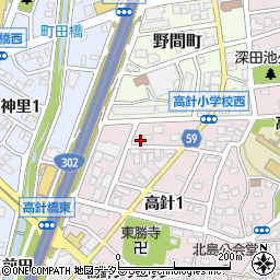 愛知県名古屋市名東区高針1丁目213周辺の地図