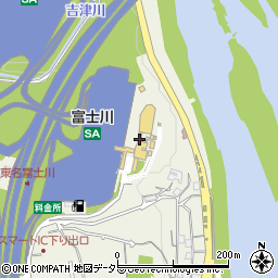 セブンイレブン富士川ＳＡ下り店周辺の地図