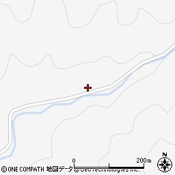 愛知県北設楽郡設楽町東納庫山田周辺の地図