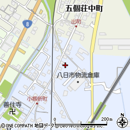 滋賀県東近江市五個荘小幡町541周辺の地図