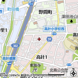 愛知県名古屋市名東区高針1丁目211周辺の地図