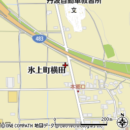 兵庫県丹波市氷上町横田165周辺の地図