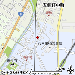 滋賀県東近江市五個荘小幡町806周辺の地図