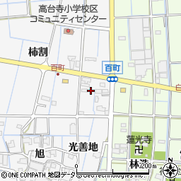 愛知県津島市百町柿割48周辺の地図