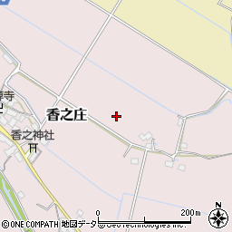 滋賀県愛知郡愛荘町香之庄周辺の地図